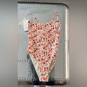 Monday swimwear Sausalito One Piece - Sunrise Floral size Petite NWT